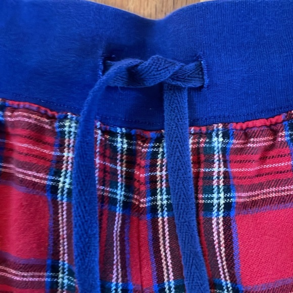 L.L. Bean Red Scotch Plaid Cotton Flannel Pajama Pants, Medium - Picture 3 of 10